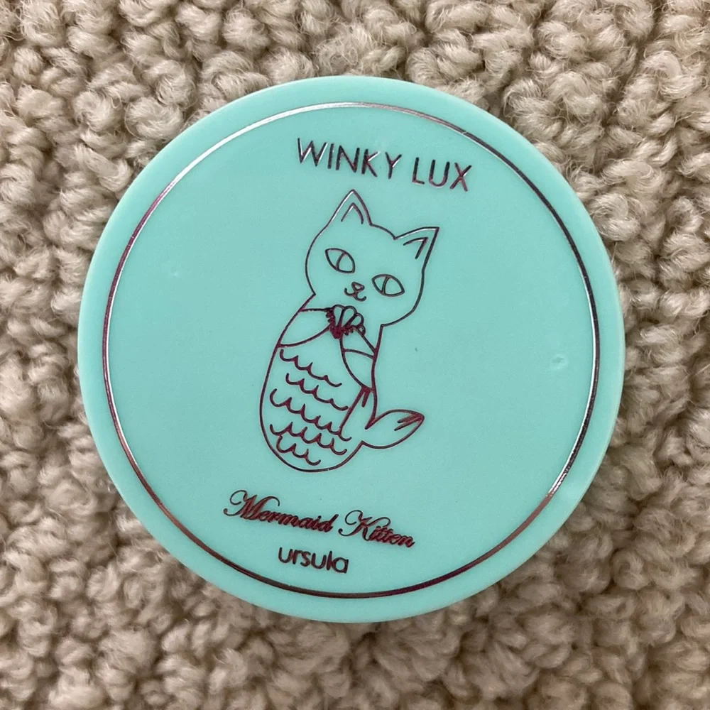 NEW Winky Lux Mermaid Kitten Eyeshadow Single Ursula Purple Pressed Powder Mini